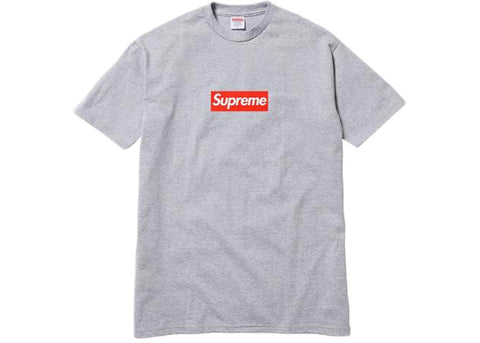 Supreme 20th Anniversary Box Logo Tee Grey