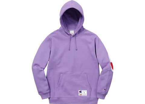 Supreme Champion Hooded Sweatshirt (SS18) Light Purple