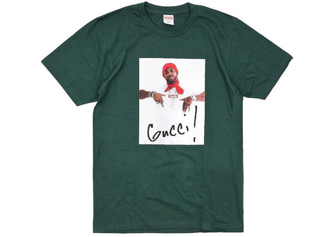 Supreme Gucci Mane Tee Forest Green