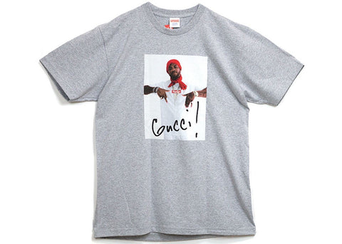 Supreme Gucci Mane Tee Grey