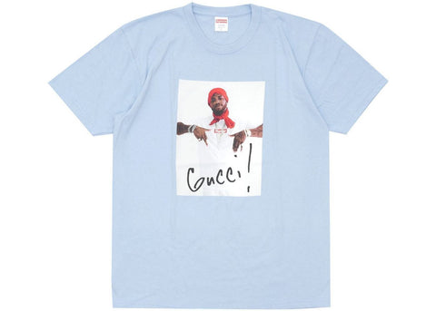 Supreme Gucci Mane Tee Light Blue