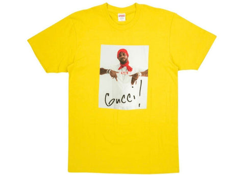 Supreme Gucci Mane Tee Yellow