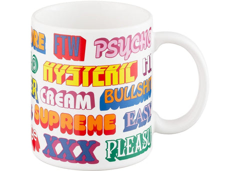 Supreme Hysteric Glamour Ceramic Coffee Mug White