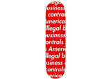 Supreme Illegal Business Skateboard Red