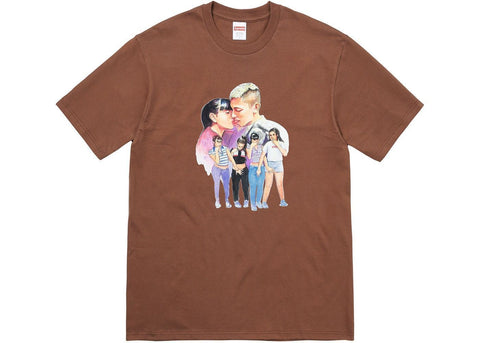 Supreme Kiss Tee Brown