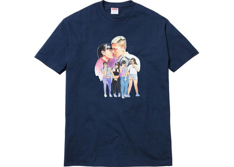 Supreme Kiss Tee Navy