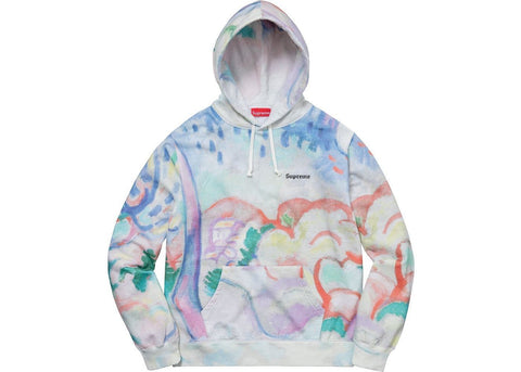 Supreme Landscape Hooded Sweatshirt Multicolor