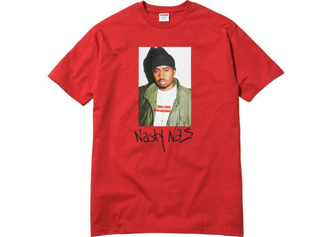 Supreme Nasty Nas T-shirt Red