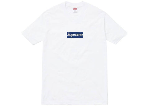 Supreme New York Yankees Box Logo Tee White