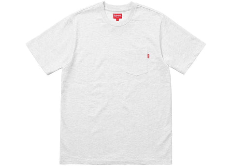 Supreme Pocket Tee Ash Grey