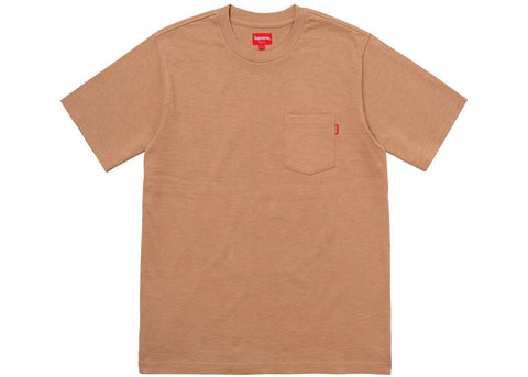 Supreme Pocket Tee Light Brown