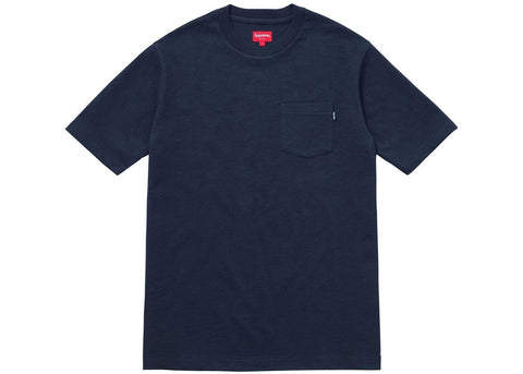 Supreme Pocket Tee Navy