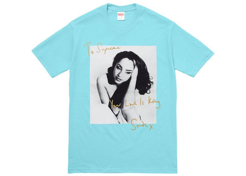 Supreme Sade Tee Aqua