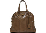 Saint Laurent Y Muse Handbag Oversized Brown