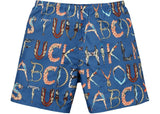 Supreme Alphabet Water Shorts Blue