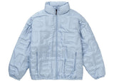 Supreme Bonded Logo Down Jacket Blue