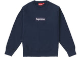 Supreme Box Logo Crewneck (FW18) Navy