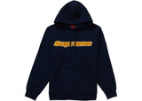 Supreme Chenille Hooded Sweatshirt Navy