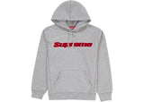 Supreme Chenille Hooded Sweatshirt Heather Grey