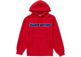 Supreme Chenille Hooded Sweatshirt Red