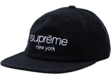 Supreme Classic Logo 6-Panel (SS18) Black