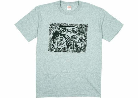 Supreme Faces Tee Grey