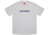 Supreme Floral Logo Tee Ash Grey