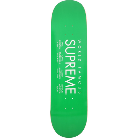 Supreme International Skateboard Deck Green