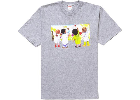 Supreme Kids Tee Heather Grey