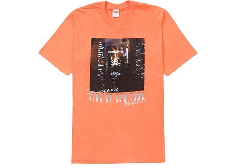 Supreme Christopher Walken King of New York Tee Neon Orange