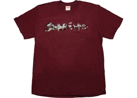 Supreme Liquid Tee Burgundy