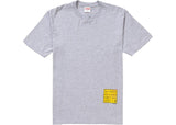 Supreme Middle Finger To The World Tee Heather Grey