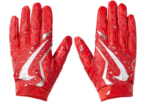 Supreme Nike Vapor Jet 4.0 Football Gloves Red