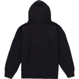 Supreme Quilted Hooded Sweatshirt Black