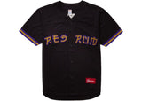 Supreme Red Rum Baseball Jersey Black