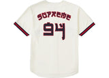 Supreme Red Rum Baseball Jersey Natural