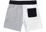 Supreme S Logo Color Blocked Sweatshorts Black