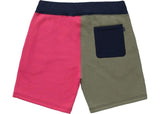 Supreme S Logo Color Blocked Sweatshorts Navy