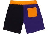 Supreme S Logo Color Blocked Sweatshorts Orange