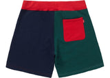 Supreme S Logo Color Blocked Sweatshorts Red