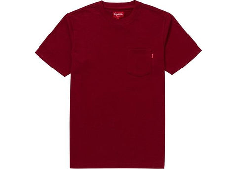 Supreme SS Pocket Tee (SS19) Cardinal