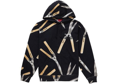 Supreme Shears Hooded Sweatshirt Black