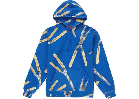 Supreme Shears Hooded Sweatshirt Royal