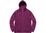 Supreme Small Box Zip Up Sweatshirt Plum