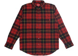 Supreme Tartan L/S Flannel Shirt Red