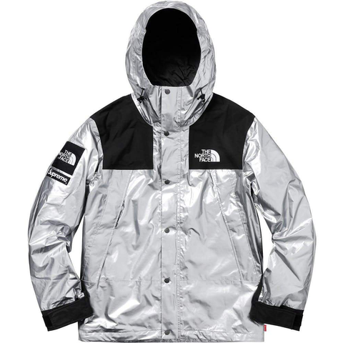 Supreme/TNF Silver Parka