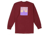 Supreme The Real Shirt LS Tee Burgundy