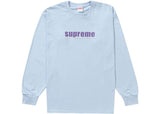 Supreme The Real Shirt LS Tee Light Blue