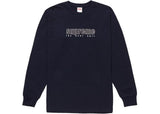 Supreme The Real Shirt LS Tee Navy