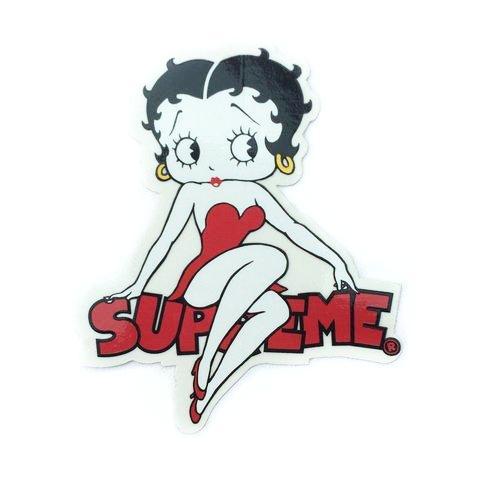 Supreme Betty Boop Sticker